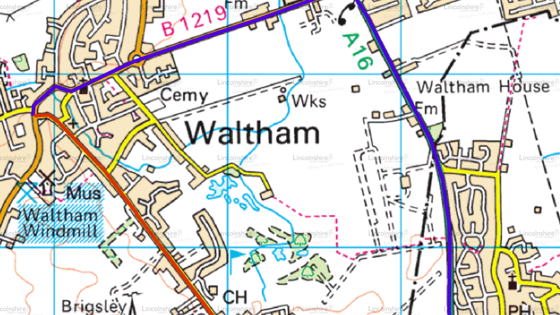 Cheapside Holton le Clay road closure diversion plan