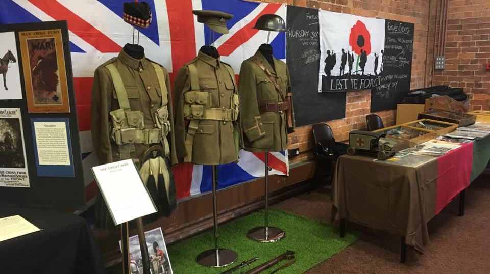 Museum of Lincs Life WWI display