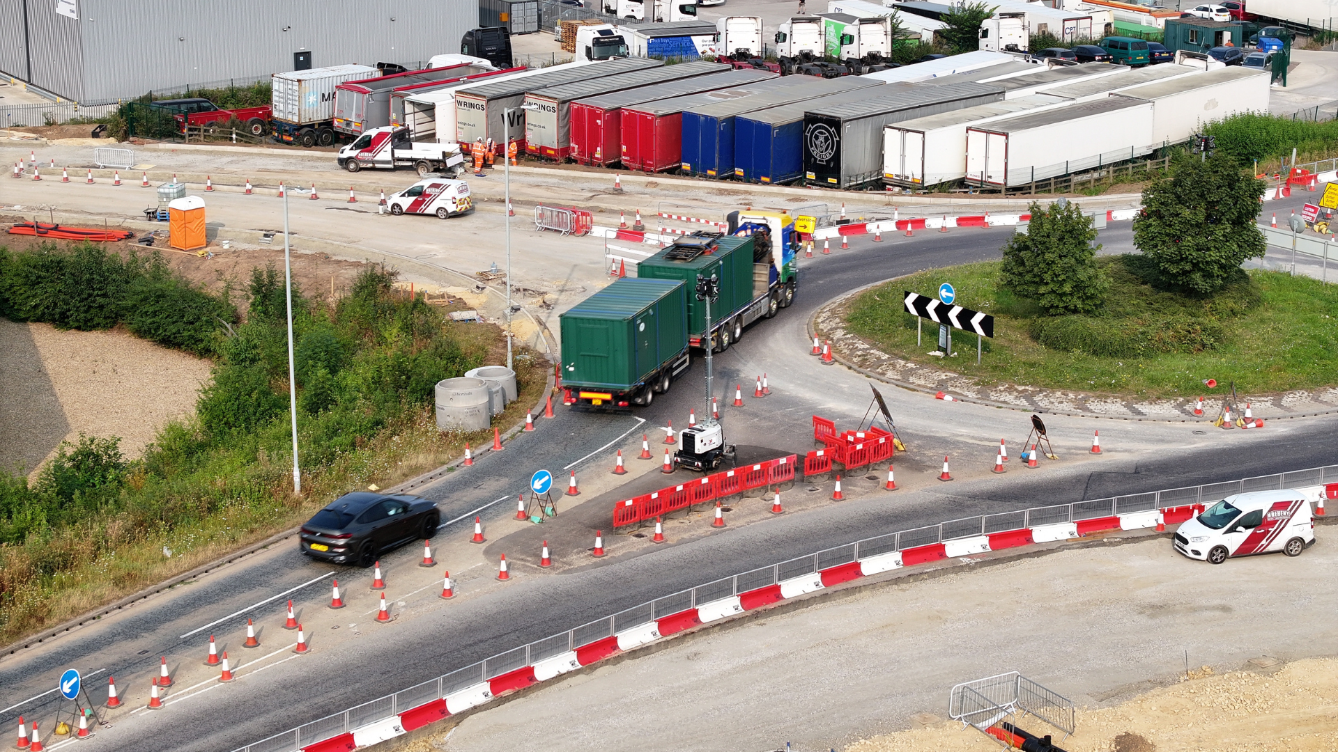 A view of the Pinchbeck roundabout