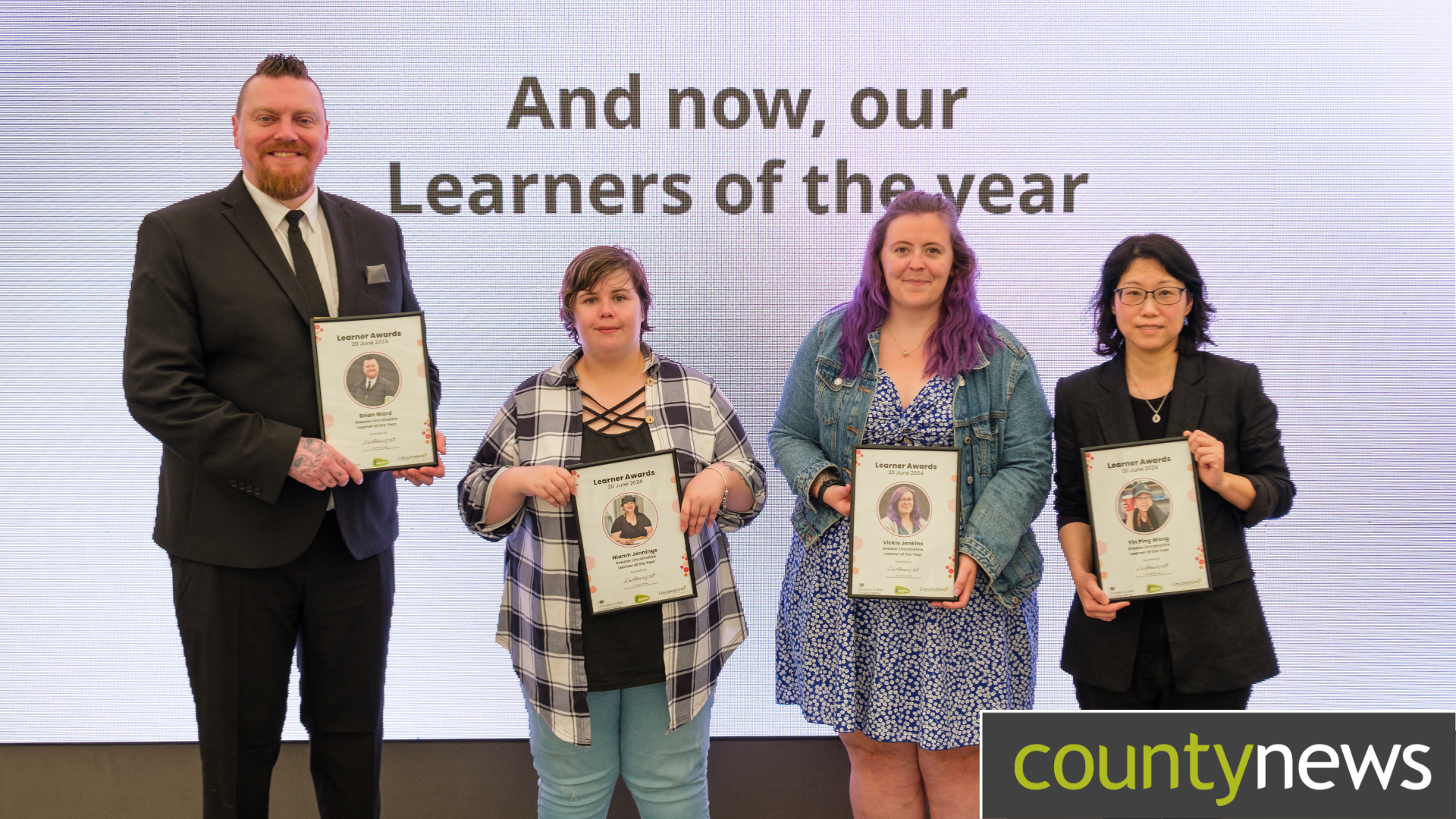 Brian Ward, Selina Wong, Vickie Jenkins and Niamh Jennings