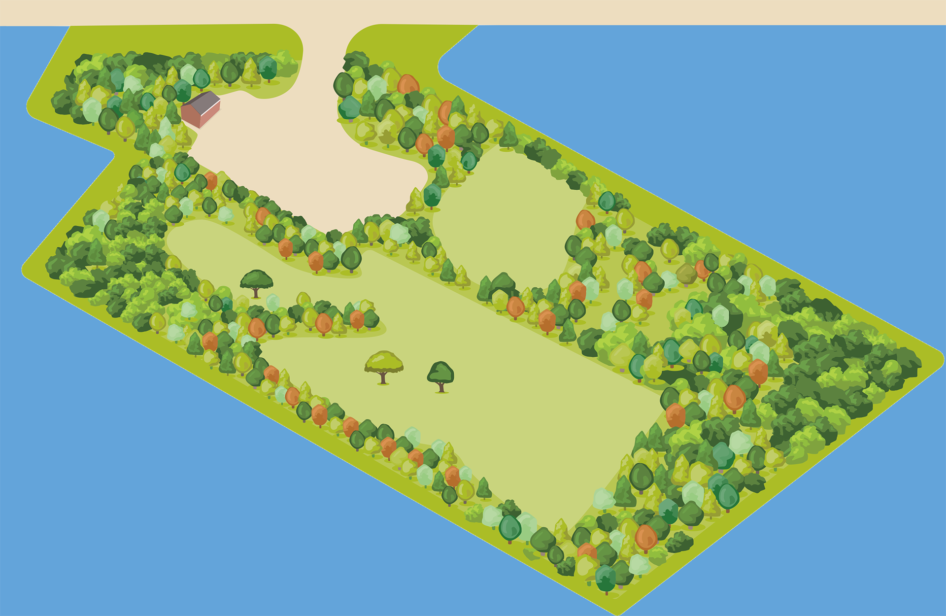 Legbourne map