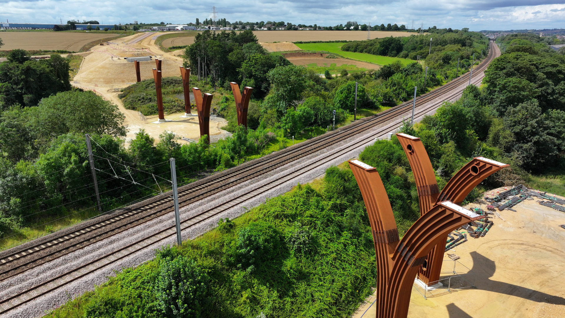 An overhead view of the future Grantham Southern Relief Road