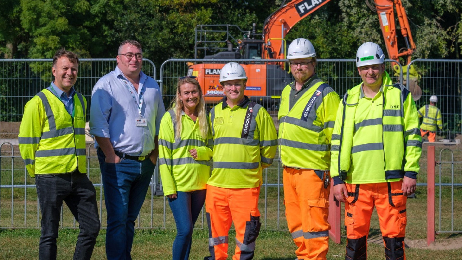 A group of volunteers from Lincolnshire County Council's Highways Partnership