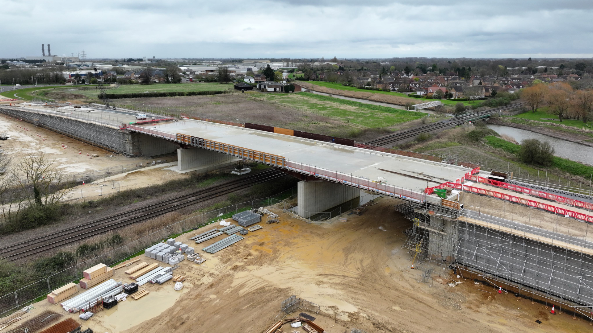 A bird's eye view of the roundabout