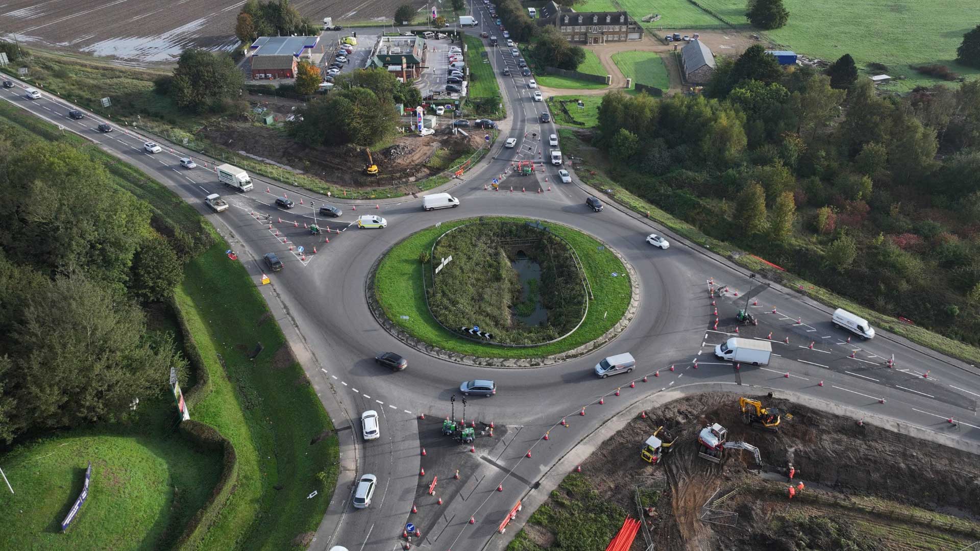 A16 Springfield Roundabout November 2023 update