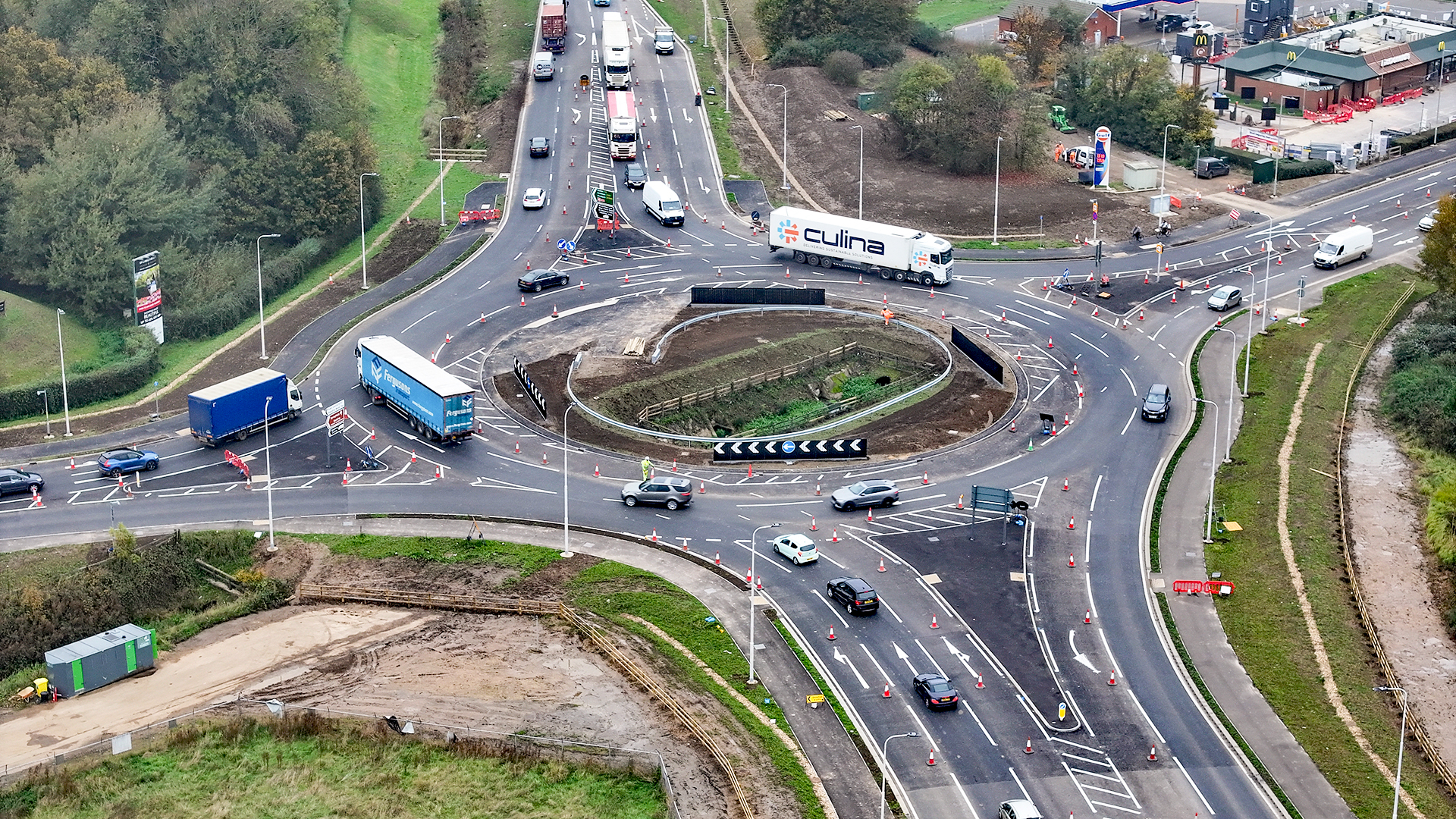 Springfield Roundabout upgrades complete